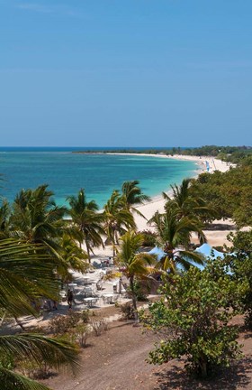 Framed Trinidad, Cuba, beach from the Hotel Ancon Print