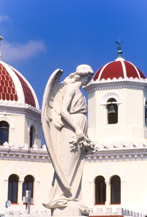 Framed Cuba National Cemetery, Cemetario de Cristobal Colon Print