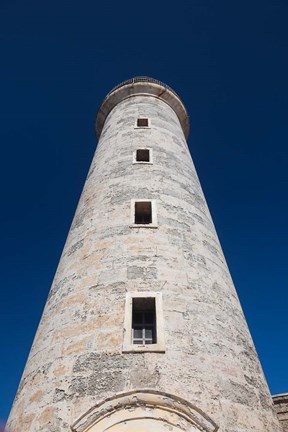 Framed Cuba, Havana, Morro Castle lighthouse Print