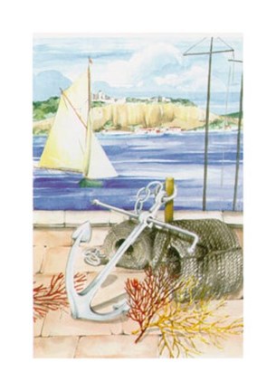 Framed Riviera I Print