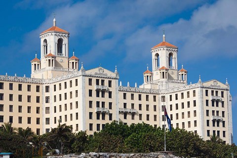 Framed Cuba, Havana, Vedado, Hotel Nacional, exterior Print