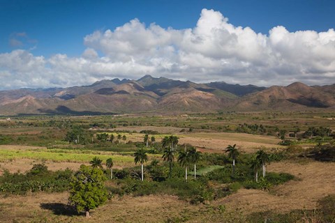 Framed Cuba, Trinidad, Valle de los Ingenios Print