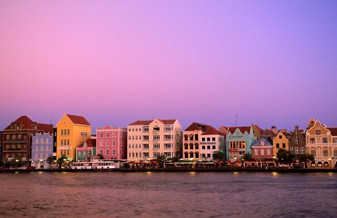 Framed Punda, Curacao, Netherlands Antilles Print