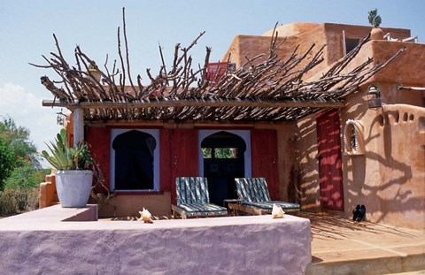 Framed Jake&#39;s Boutique Resort, Treasure Beach, Jamaica, Caribbean Print