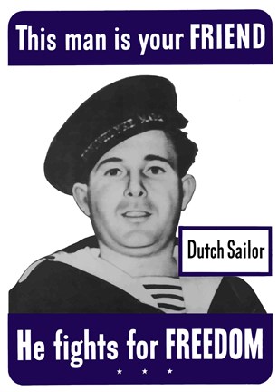 Framed This Man is Your Friend - Dutch Sailor Print