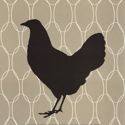 Framed Cluck, Cluck Print