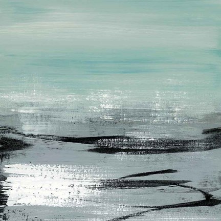 Framed Beach I Print