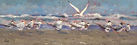 Framed Late Comer Print