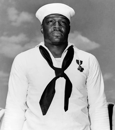 Framed Doris Dorie Miller, a Cook in the US Navy Print