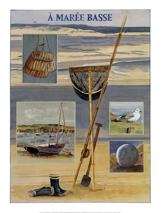 Framed mare basse Print