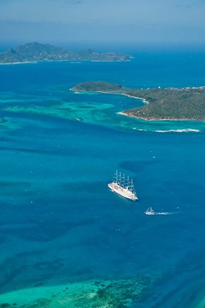 Framed Tobago Cays, St Vincent and the Grenadines Print