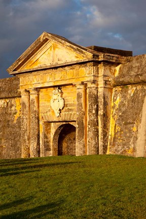 Framed El Morro Fort in old San Juan, Puerto Rico Print