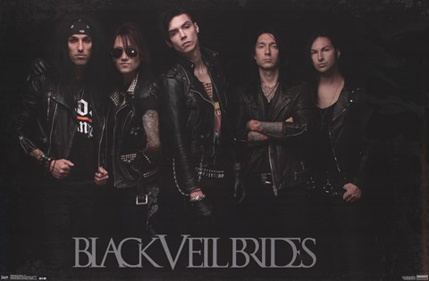 Framed Black Veil Brides - IV Print