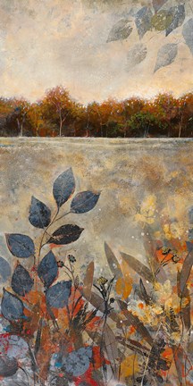 Framed Gilded Horizon I Print