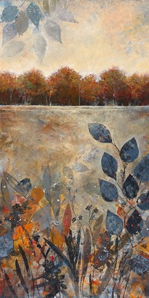 Framed Gilded Horizon II Print