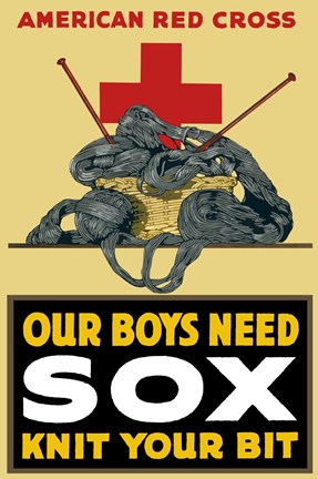 Framed Knit Your Bit Print