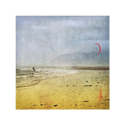 Framed Kite Surfer Print