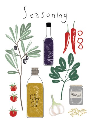 Framed Seasoning Print