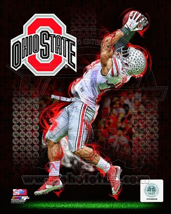 Framed Ohio State Buckeyes Player Composite Print