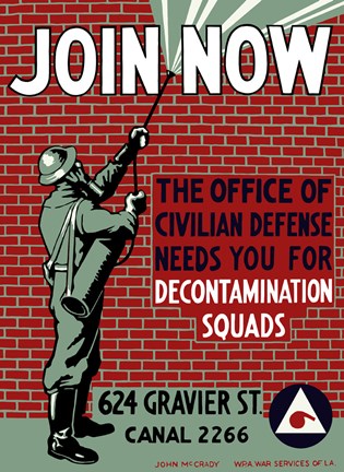 Framed Decontamination Squads - Join Now Print