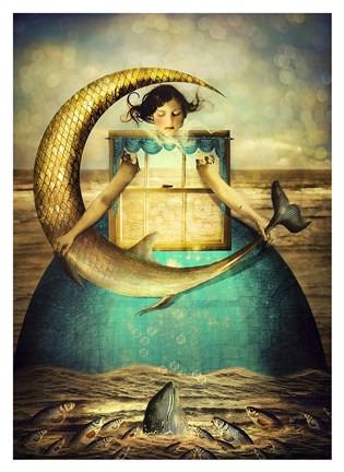 Framed Foolish Moon's Dream Print