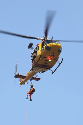 Framed CH-146 Griffon Helicopter of the Canadian Air Force Print