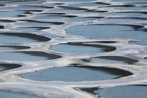 Framed Spotted Lake, Osoyoos, British Columbia, Canada Print