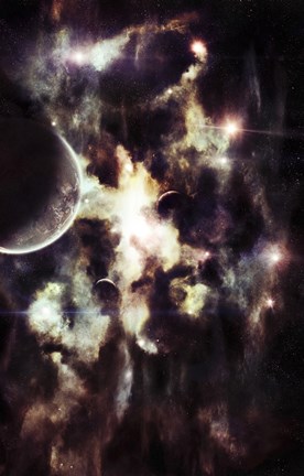 Framed Parallel Universe so Thin you're able to See the Other Side Print