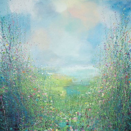 Framed Flower Field Print