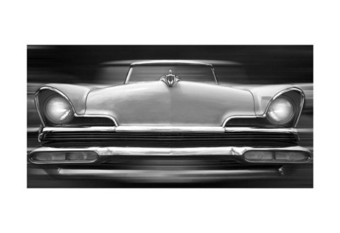 Framed Lincoln Continental Print