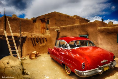 Framed 50's Buick Dynaflow Print