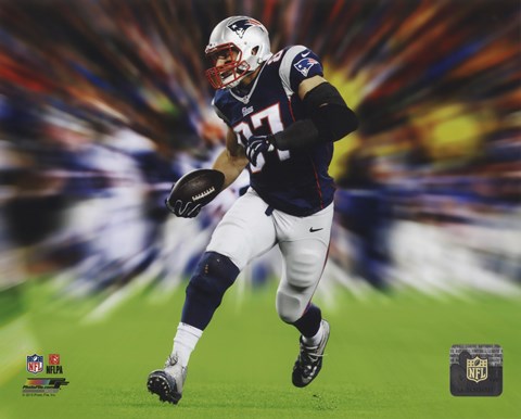 Framed Rob Gronkowski Motion Blast Print