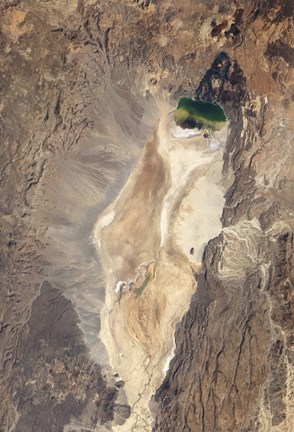 Framed Natural-Color Image of the North End of the Suguta Valley in Kenya Print