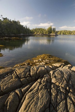 Framed Skull Cove, Bramham Island, British Columbia, Canada Print