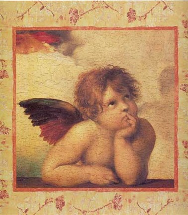 Framed Angels &amp; Cupids III Print