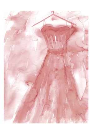 Framed Marsala Ballgown 2 Print
