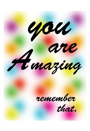 Framed Amazing Rainbow Print