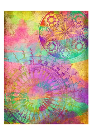 Framed Coastal Patterns Print