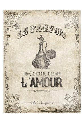 Framed Odeur de Lamour Print