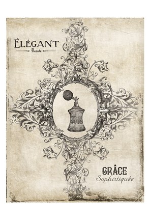 Framed Elegant Beaute Print