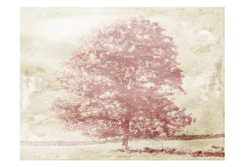 Framed Marsala Tree Print
