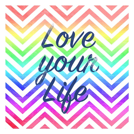 Framed Love Your Life Print