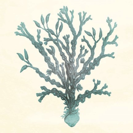 Framed Blue Beach Print