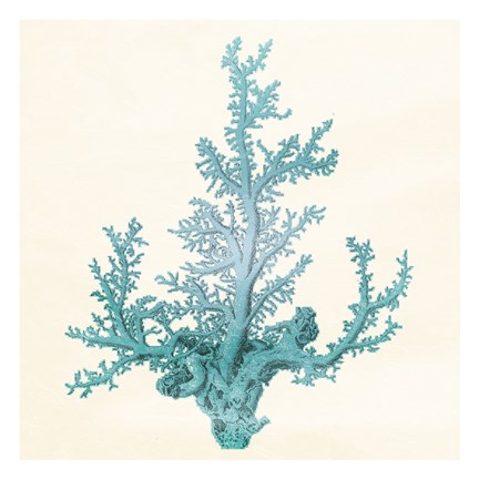 Framed Blue Beach II Print