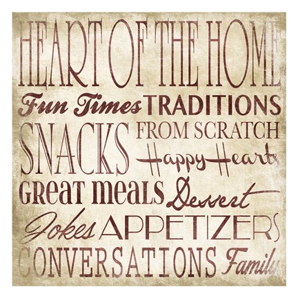 Framed Marsala Kitchen Type II Print