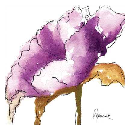 Framed Paragon in Purple Print