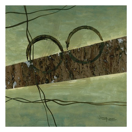 Framed Linear Moves 1 Print