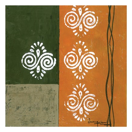 Framed Modern Primitive 2 Print