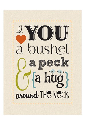 Framed Bushel &amp; Peck 1 Print