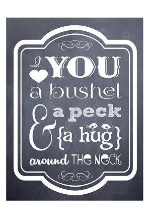 Framed Bushel &amp; Peck 2 Print